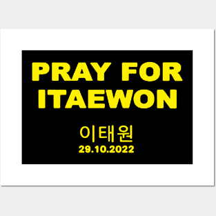 pray for itaewon Posters and Art